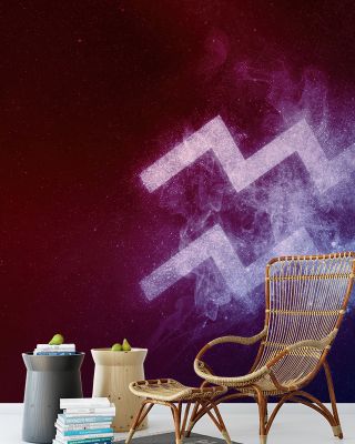 Aquarius Zodiac of Stars Wallpaper