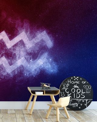 Aquarius Zodiac of Stars Wallpaper