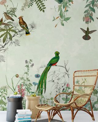 Birds Garden Wallpaper