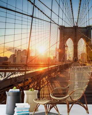 Brooklyn Bridge Sunset Wallpaper