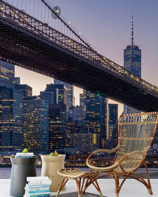 Brooklyn Bridge at Dusk Pt. II Wallpaper