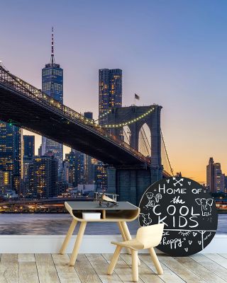 Brooklyn Bridge at Dusk Pt. II Wallpaper
