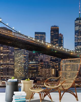 Brooklyn Bridge at Dusk Wallpaper