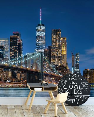 Brooklyn Bridge at Night Pt. II Wallpaper