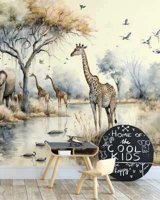 By the Waterhole Wallpaper