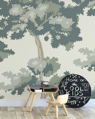 Camouflage Trees Wallpaper