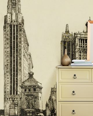 Chicago, the Gateway Illustration Wallpaper
