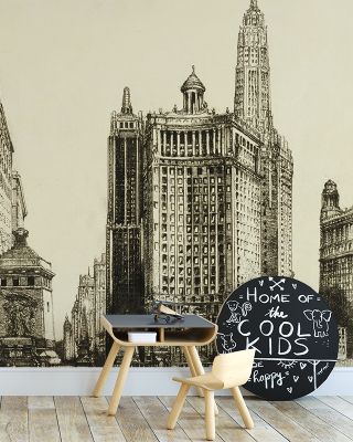 Chicago, the Gateway Illustration Wallpaper