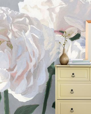 Essence of June Gray Wallpaper