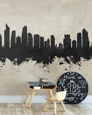 Gold Coast Australia Skyline Concrete Wallpaper