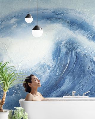 In The Blue Wallpaper