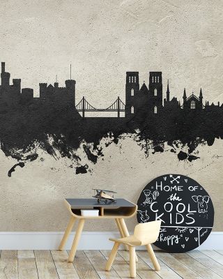 Inverness Scotland Skyline Concrete Wallpaper