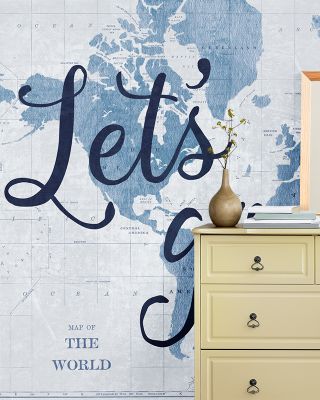 Let's Go Blue World Wallpaper