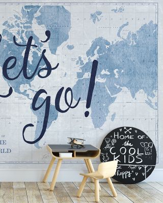 Let's Go Blue World Wallpaper