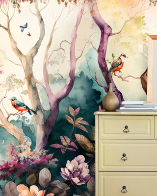 Magical Birds Wallpaper