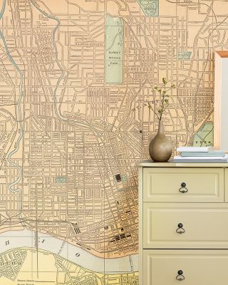 Map of Cincinnati Wallpaper