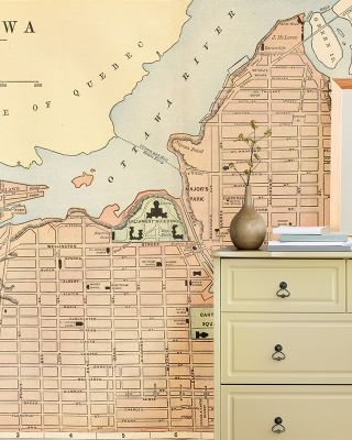 Map of Ottawa Wallpaper