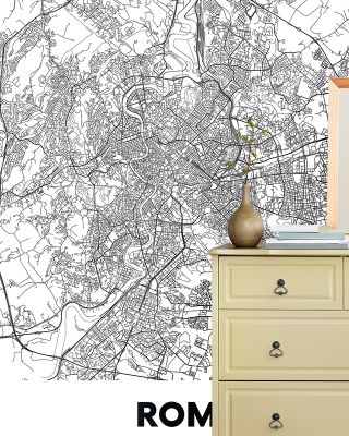 Map of Rome Wallpaper
