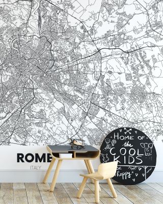 Map of Rome Wallpaper