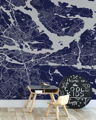 Map of Stockholm Wallpaper