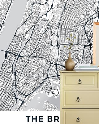 Map of The Bronx Wallpaper