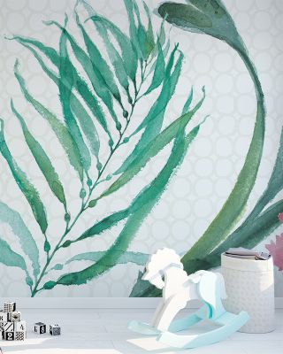 Mixed Greens XVIII Wallpaper
