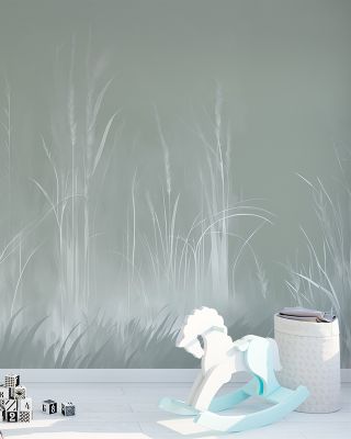 Nature's Mood Green Wallpaper