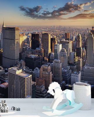 New York City Sunset Wallpaper