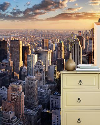 New York City Sunset Wallpaper