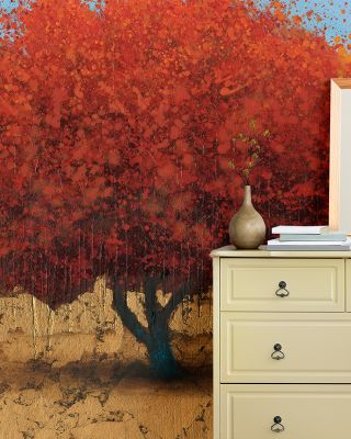 Orange Trees II Wallpaper