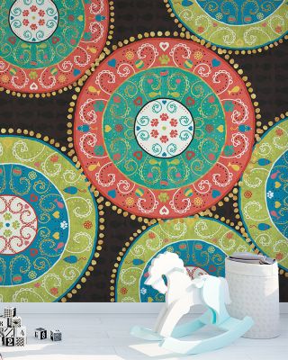 Otomi Cats VI Dark Wallpaper