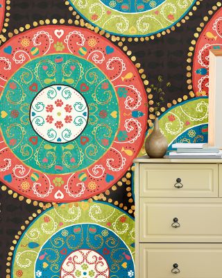Otomi Cats VI Dark Wallpaper