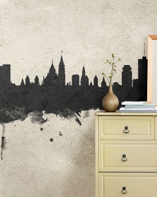 Ottowa Canada Skyline Concrete Wallpaper