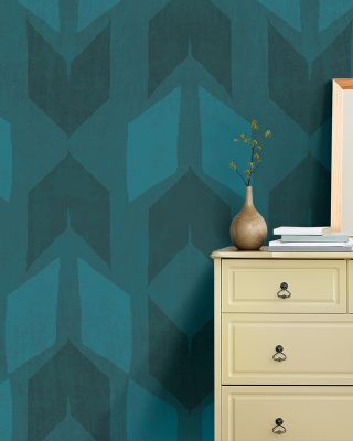 Outdoor Arrows Turquoise Wallpaper