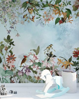 Paradise View Blue Wallpaper