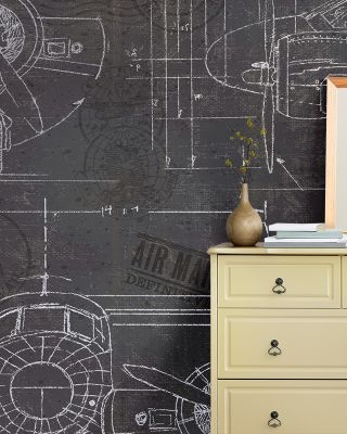Plane Blueprint II Wallpaper
