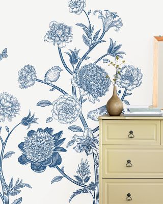 Proud Victorian Flowers Wallpaper