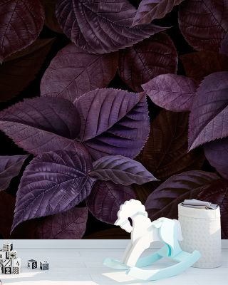 Purple Leaves Wallpaper