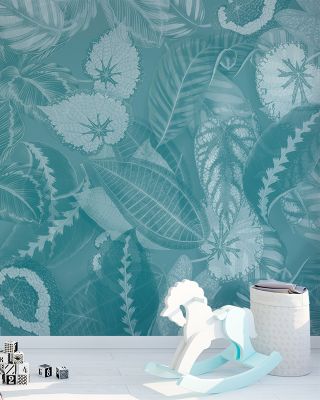 Secret Leaves Wallpaper