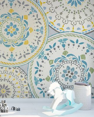 Spanish Impressions Yellow Wallpaper