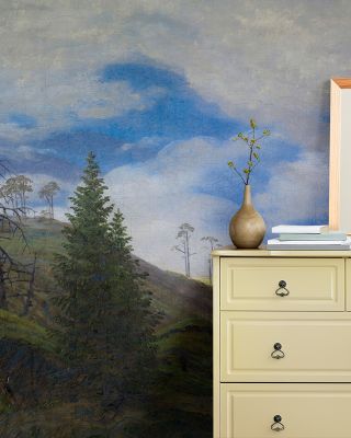 Sunburst in the Riesengebirge Wallpaper