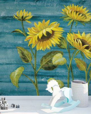 Sunflower Walls Wallpaper