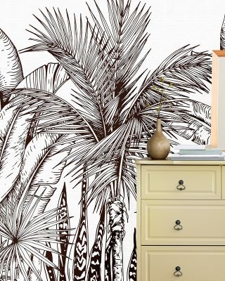 Tropical Palm Forest Wallpaper