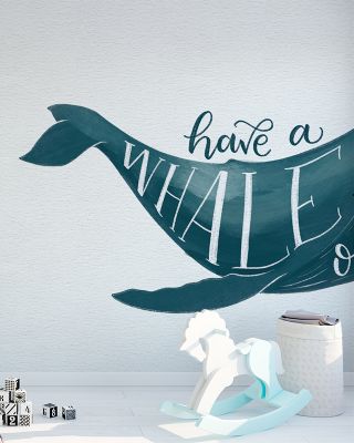 Whale of A Time Wallpaper