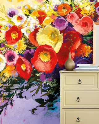 Wild and Flowery Wallpaper Mural