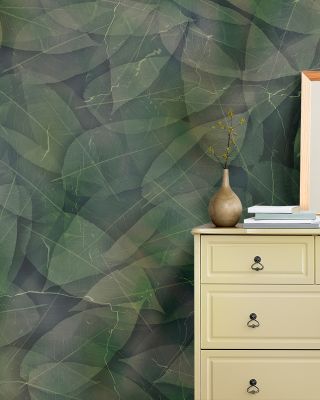 Acid Leaves Wallpaper