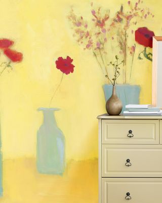 Anemones and Gerbera Bright Wallpaper