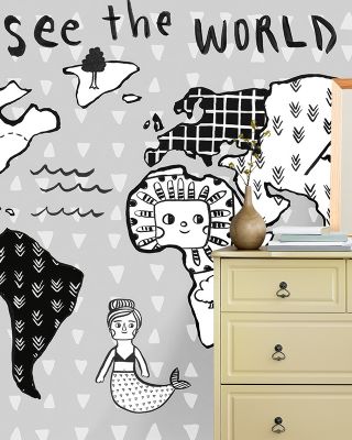 Baby Map Of The World Wallpaper