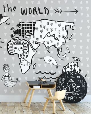 Baby Map Of The World Wallpaper