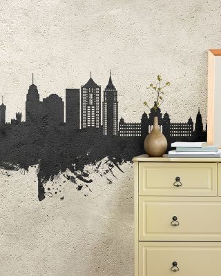Bengaluru India Skyline Concrete Wallpaper